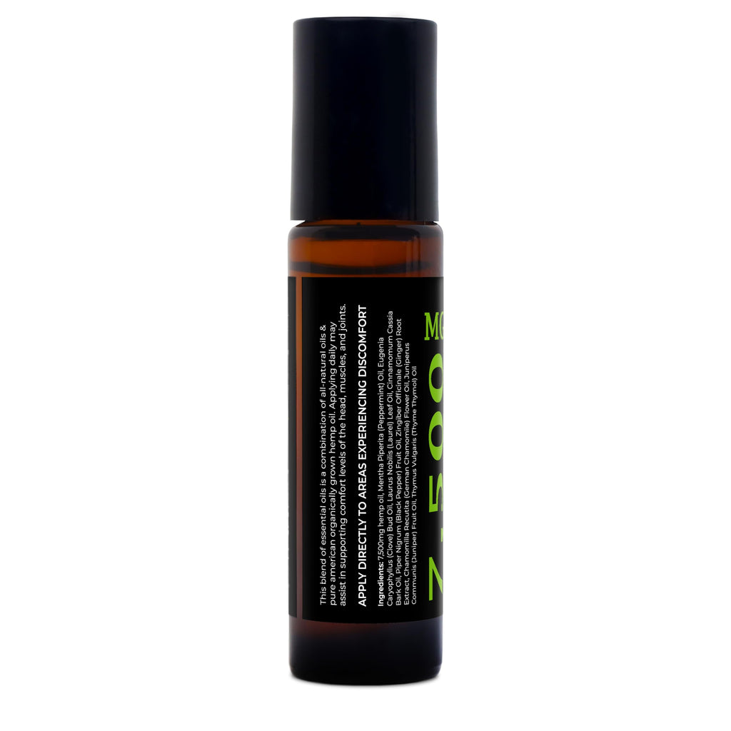 7,500mg Hemp Roll-On Quick Soothe Therapeutic Essential Oil Blend Exclusively on Amazon (1) GreenIVeBuy Supplements Australia