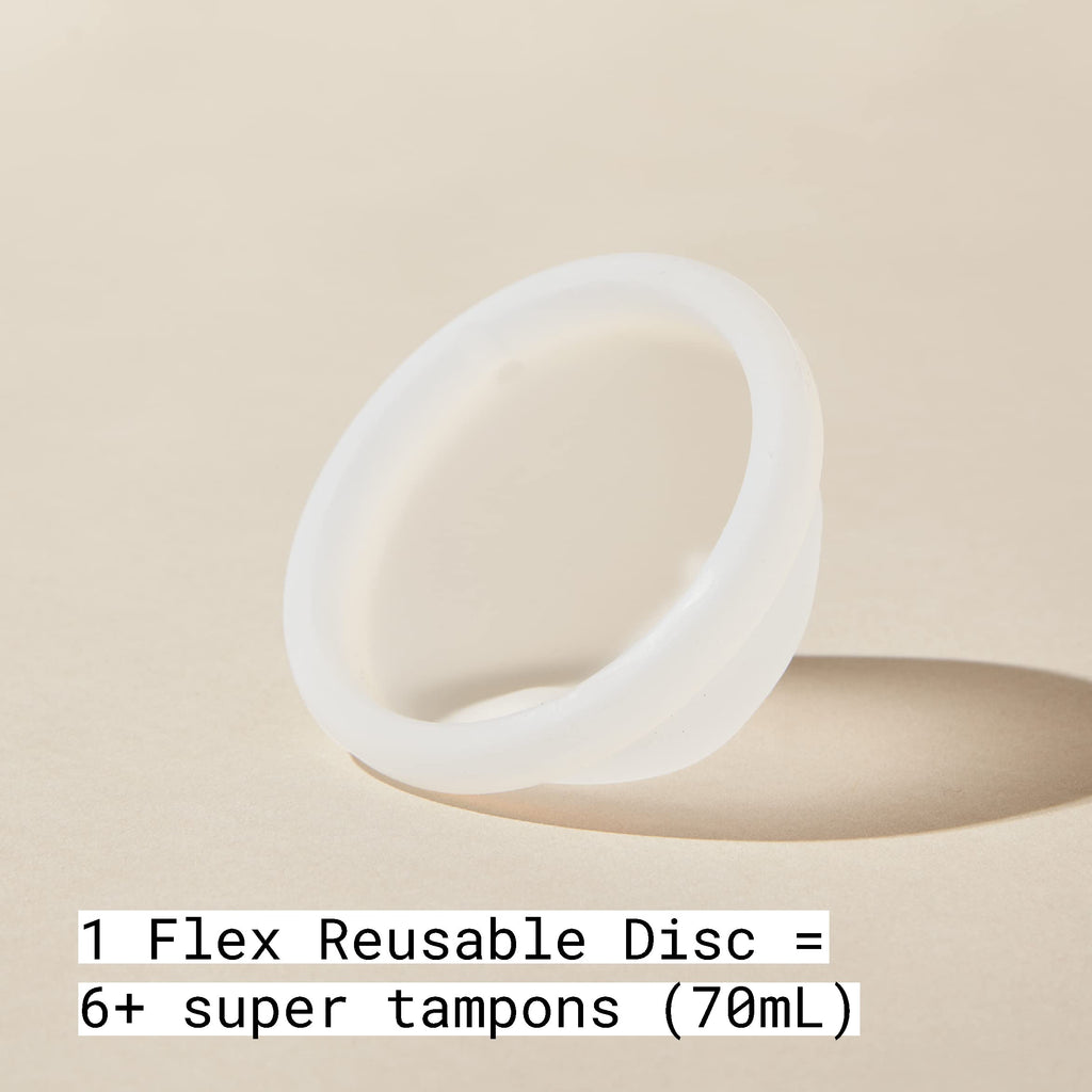 Flex Reusable Disc | Reusable Menstrual Disc | Tampon, Pad, and Cup Alternative | Capacity of 6 Super FLEXBuy Supplements Australia