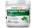 NusaPure Organic Kale Powder Extract 10:1 - Suitable for Vegetarian/Vegan, Non- GMO - 10,000 mg - 250 Capsules NusaPureBuy Supplements Australia