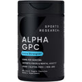 Sports Research® Alpha GPC 630mg (Extra Strength) - Bioavailable Source of Choline - Focus & Cognitive Support for Women & Men - Vegan Certified · Non-GMO · Gluten Free - 60 Liquid Capsules Sports Research buy supplements Au