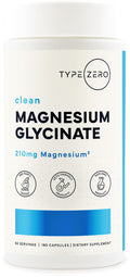Type Zero Magnesium Glycinate (210mg | 180 Capsules) Pure, Non-GMO, Gluten Free, Natural High Absorption Magnesium Supplement Type ZeroBuy Supplements Australia