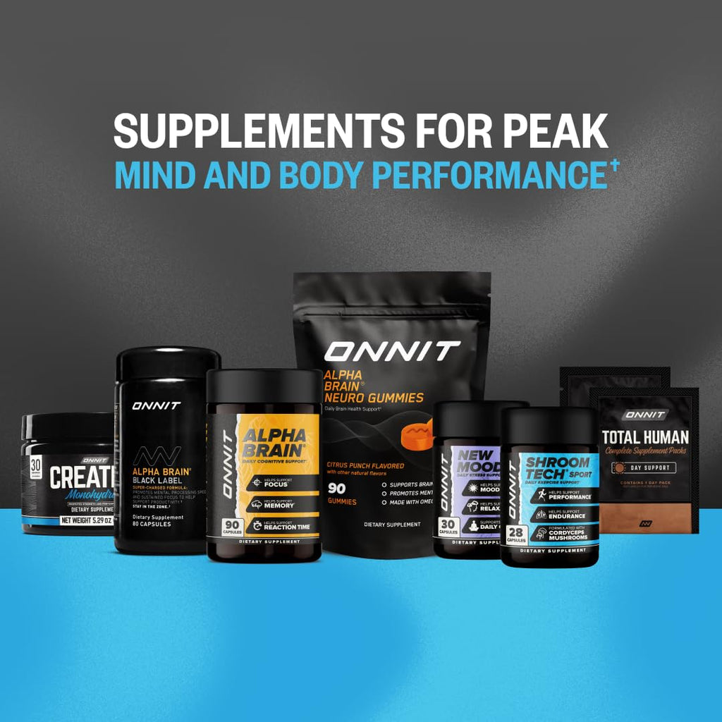 ONNIT Creatine Monohydrate Powder – Unflavored, 90-Serving Value Size – Supports Strength, Lean Muscle, and Brain Energy† – Keto Friendly, No Fillers, 90 Servings, 15.29 oz ONNITBuy Supplements Australia