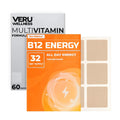 Bariatric Multi,B12 with Iron - Post Bariatric Gastric Bypass and Sleeve Gastrectomy - Non Ingest Patch (60 Day) Veru Wellness