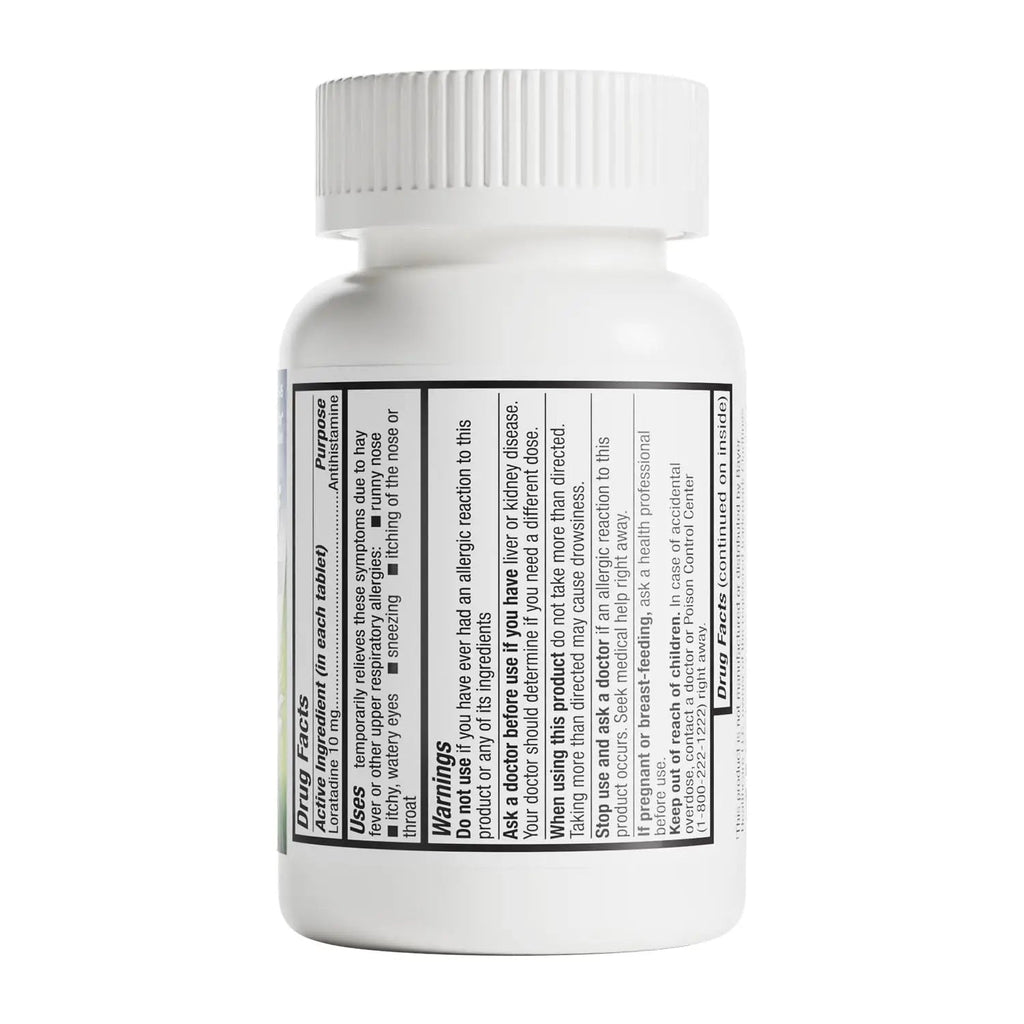 HealthA2Z® Allergy Relief | Loratadine 10mg Antihistamine | 500 Tablets | Dye Free | Relief from Itchy Throat, Sneezing, Runny Noses | 24-Hours Allergy Medicine HealthA2ZBuy Supplements Australia