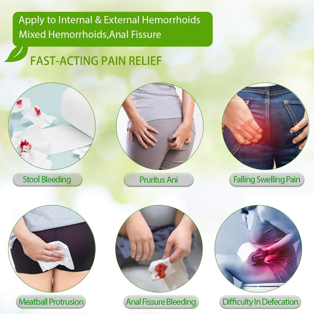 BONIORRI Hemorrhoid & Fissure Relief Ointment 20g Tube– Maximum Strength Hemorrhoid Cream, Herbs Fast Acting Ingredients. (0.7 oz Total) BONIORRIBuy Supplements Australia