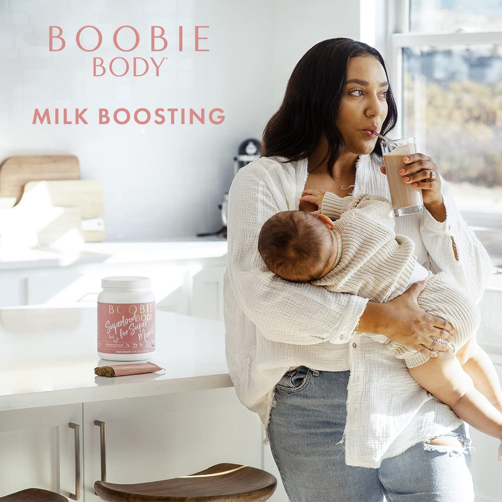 Boobie Body Organic Superfood Plant-Based Protein Shake, Chocolate Bliss, [23.4oz, 1 Tub] Boobie BrandsBuy Supplements Australia