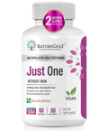 NatureGenX Just One Daily Methylated Multivitamin - 60 Caps Pure Methyl B12, Methylfolate MTHFR Support Supplement Iron Free Methylated Vitamins NatureGenXBuy Supplements Australia