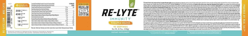 REDMOND Re-Lyte Immunity, Multivitamin Supplement Mix (Pinapple Orange) REDMOND