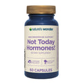 Nature's Wonder Not Today Hormones Perimenopause and Menopause Support Supplement for Women with Estro-G100, Supports Hot Flashes and Night Sweats 60 Vegetarian Capsules, 60 Day Supply Nature's WonderBuy Supplements Australia