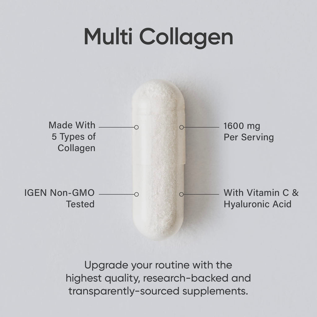 Sports Research Multi Collagen Pills (Type I, II, III, V, X) Hydrolyzed Collagen Peptides Sports ResearchBuy Supplements Australia