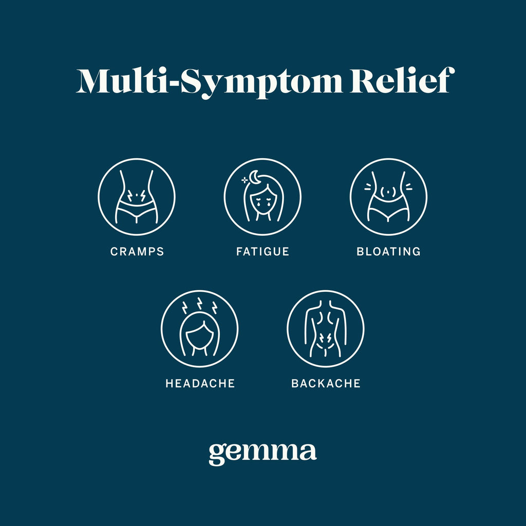Gemma Cut The Cramp - Fast Menstrual Cramp & Period Pain Relief - Multi-Symptom Formula Treats Menstrual Cramps, Fatigue, Bloating, Headache in 15 Minutes GemmaBuy Supplements Australia