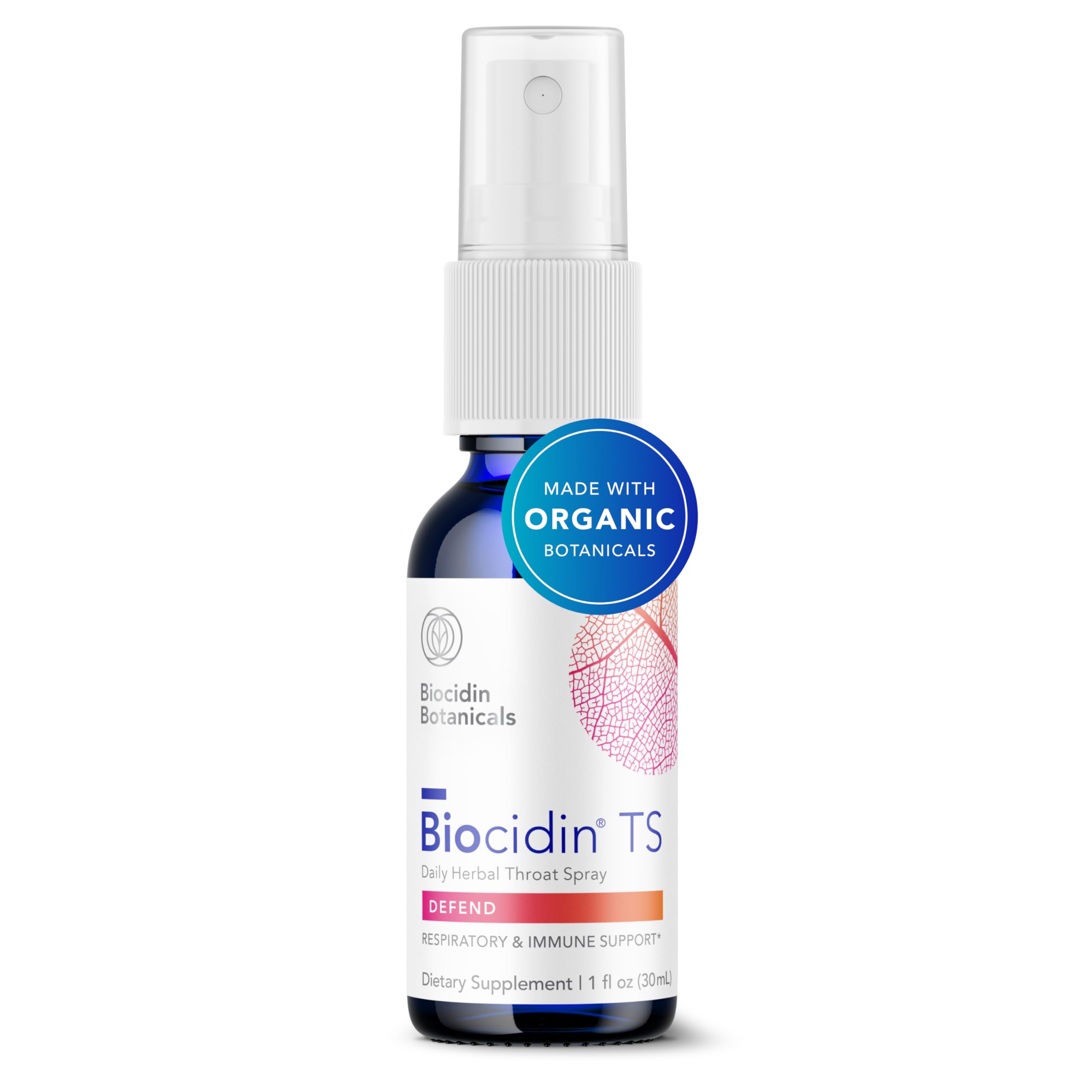 Biocidin Throat Spray - Throat Numbing Spray for Immune Support with Biocidin Blend - Clinically Researched, Fast-Acting for Seasonal Aid or Travel - Support Upper Respiratory Tract (1 fl oz) Bio-Botanical ResearchBuy Supplements Australia