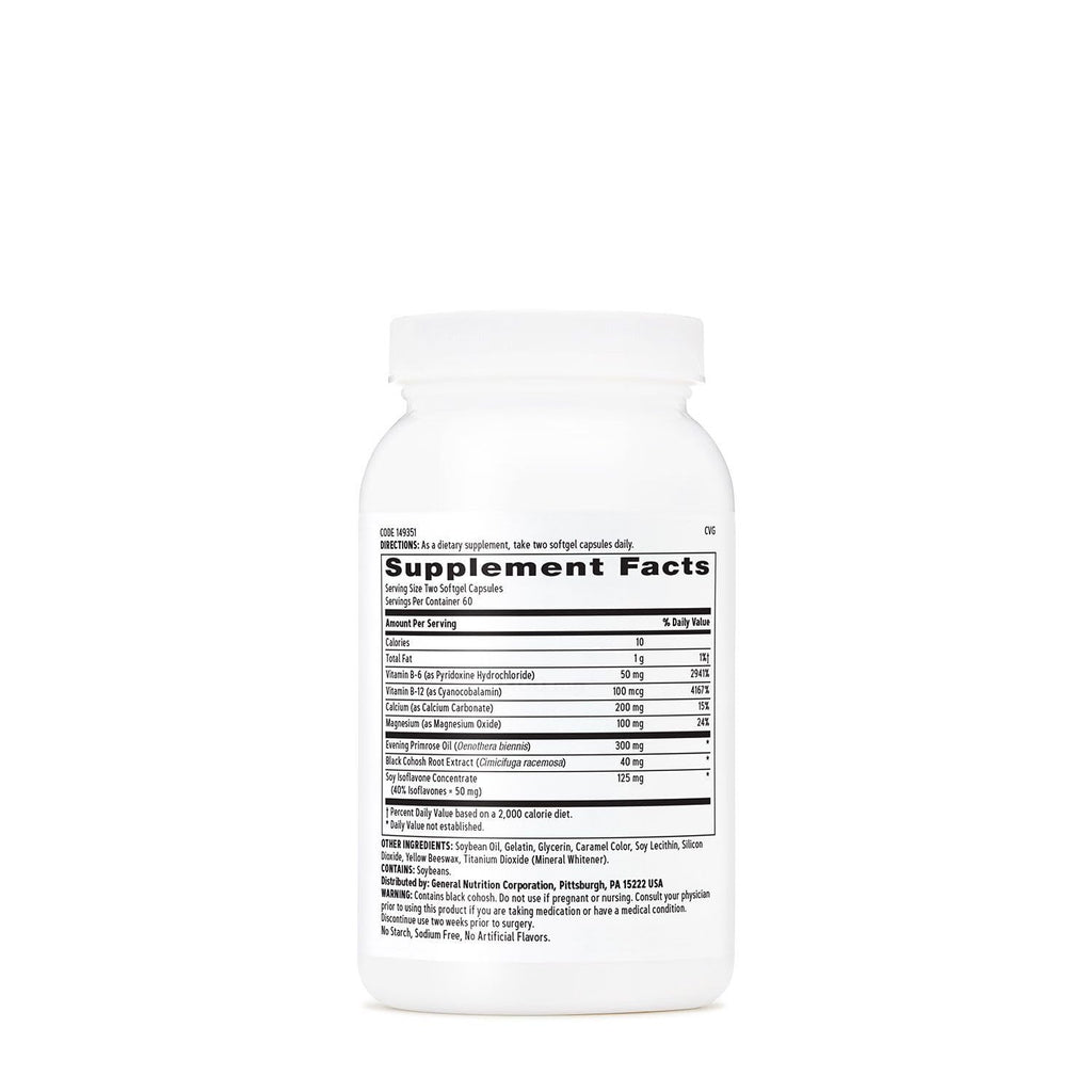GNC Women's Phytoestrogen Formula, Supports Hormone and Mood Balance Plus Increased Energy, Targeted Relief for Menopause Symptoms, Daily Supplement, 120 Softgels GNCBuy Supplements Australia