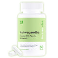 Bettervits Ashwagandha Complex with Passion Flower and Vitamin B – KSM-66® Organic Root Extract 800 mg – Supports Calm, Energy and Emotional Balance – 60 Capsules BettervitsBuy Supplements Australia
