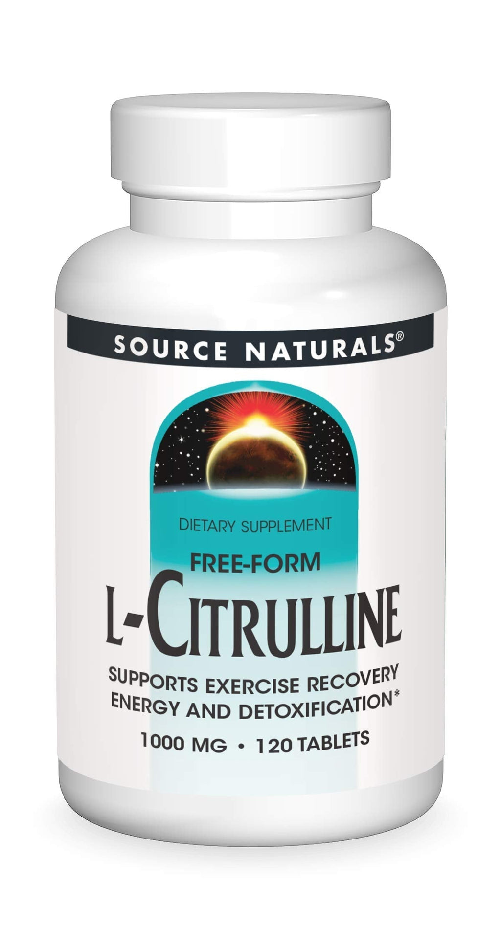 Source Naturals L-Citrulline 1000mg - Nitric Oxcide Booster - 120 Tablets