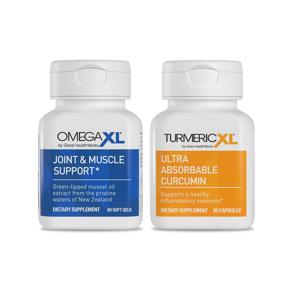 OmegaXL Powerful Joint and Muscle Support Supplement (60 Count) & TurmericXL (30 Count) OmegaXLBuy Supplements Australia