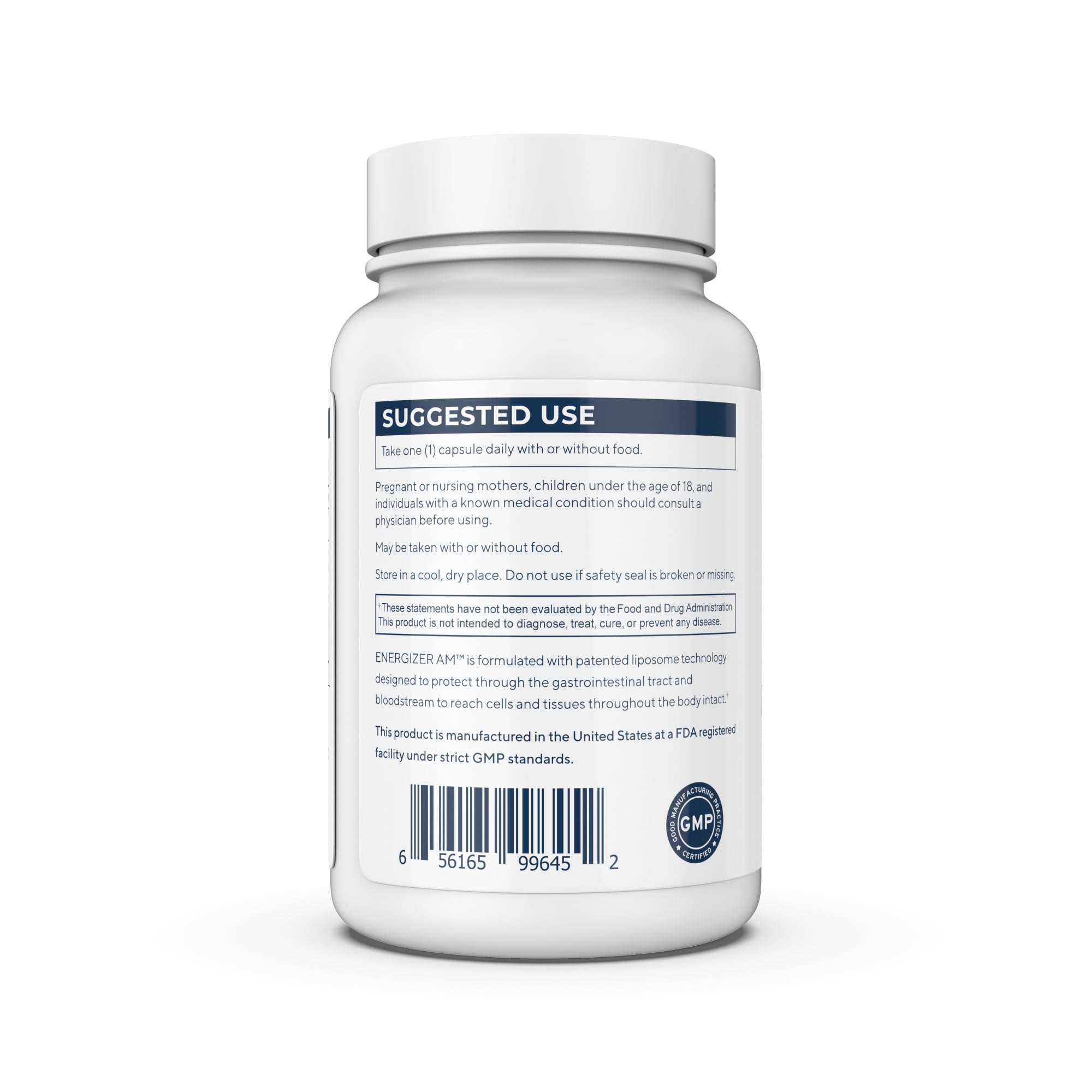 Renue By Science Energizer AM | Liposomal Resveratrol Hesperidin & Green Tea Supplement | 60 Capsules with Trans Resveratrol (65mg) Hesperidin (150mg) Green Tea Extract (35mg) - Non-GMO | Made in USA Renue By ScienceBuy Supplements Australia