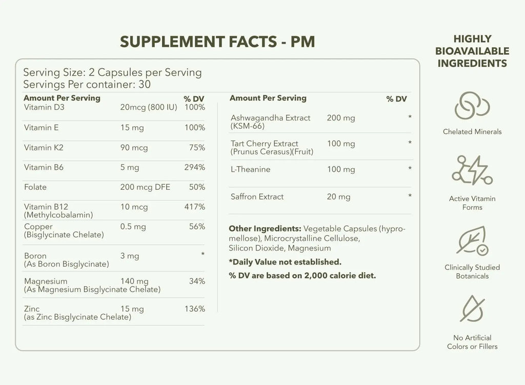 CASIDOR - Dominus MULTIVITAMINS for Men + Performance Formula | AM + PM | – 30 Days Serving | Energy, Performance, Recovery & Sleep CASIDORBuy Supplements Australia