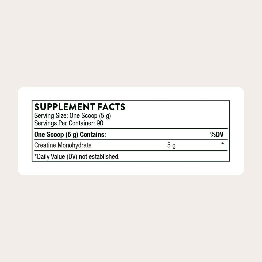 THORNE Creatine - Micronized Creatine Monohydrate Powder - Support for Muscles & Cognitive Function* - for Women & Men - Unflavored - NSF Certified for Sport - 5 g per Serving - 90 Servings THORNE buy supplements Au