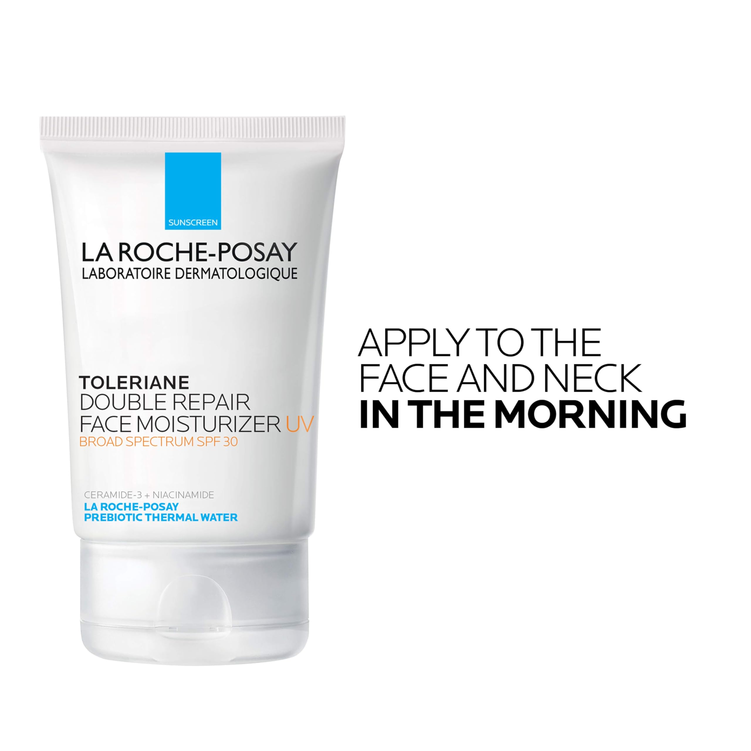La Roche-Posay Toleriane Double Repair UV SPF Moisturizer for Face, Daily Facial Moisturizer with Sunscreen SPF 30