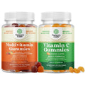 Bundle of Multivitamin Gummies for Adults - Vitamin Gummy for Energy and Immunity - Halal and Chewable Vitamin C Gummies for Adults Natures CraftBuy Supplements Australia