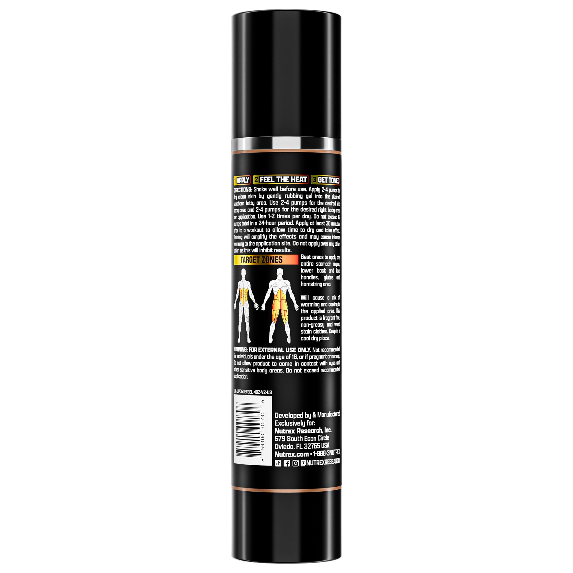 Lipo 6 Defining Gel Fast Acting Fat Burning Cream for Men & Women | Targets Stubborn Nutrex ResearchBuy Supplements Australia