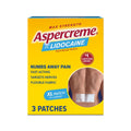 Aspercreme Lidocaine Pain Relief Patch XL for Back, Neck & Shoulder Pain, Topical Patches with Max-Strength 4% Lidocaine & Flexible Fabric Numbs Away Pain, 3 Ct. AspercremeBuy Supplements Australia