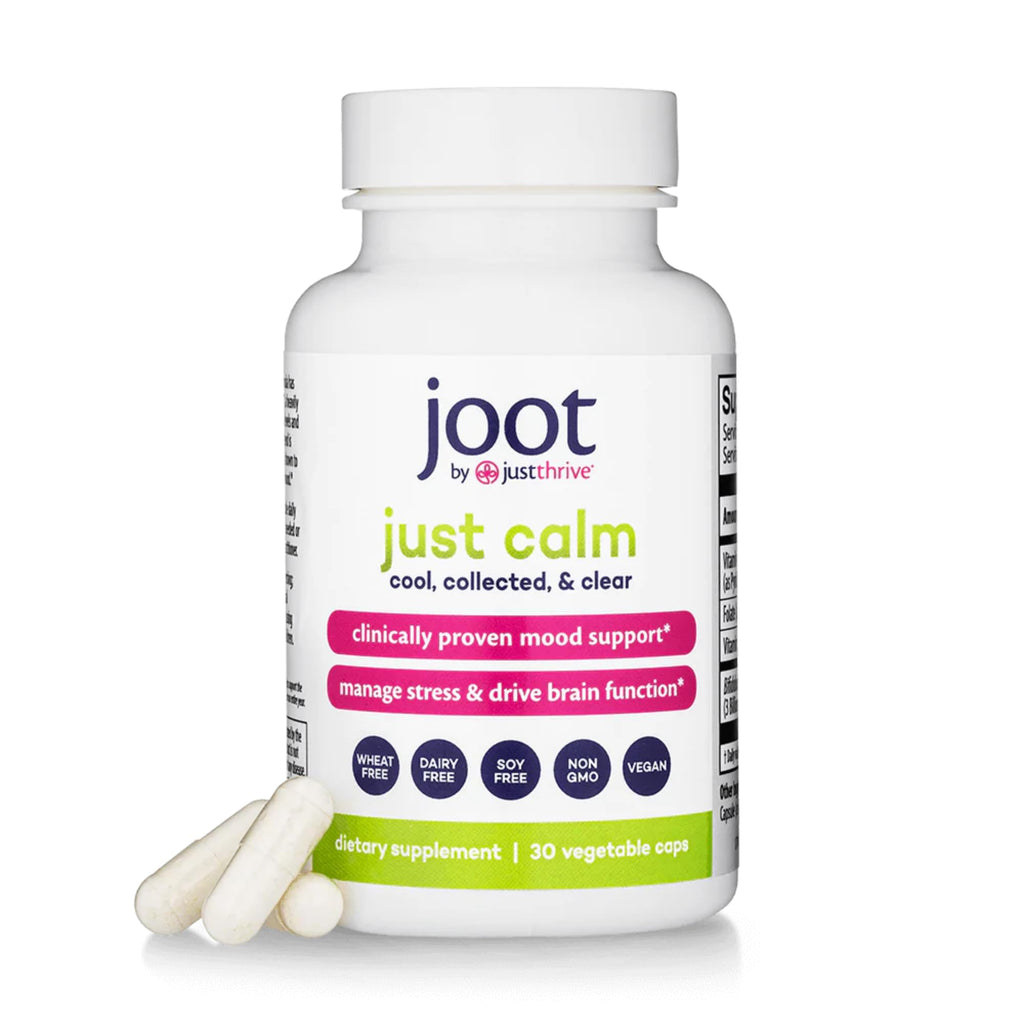 Just Thrive - Just Calm - Cortisol Manager - Calming, Memory, and Mood Support Supplement - Vegan, 30 Calm Capsules Just ThriveBuy Supplements Australia