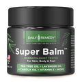 DAILY REMEDY Tea Tree Oil Extra Strength Super Balm - Athletes Foot Cream Combats