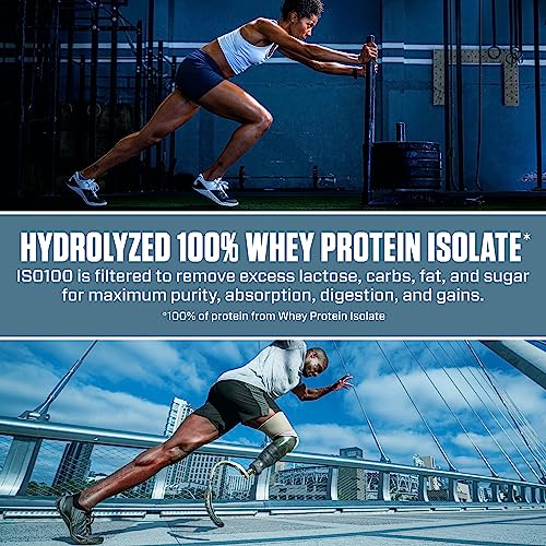 Dymatize ISO 100 Protein Powder with 25g of Hydrolyzed 100% Whey Isolate, Vanilla 5 DymatizeBuy Supplements Australia