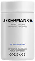 Codeage Akkermansia Synbiotic Supplement - 100 Million AFU Akkermansia Probiotic & Chicory Inulin Prebiotic - Chicory Root - 1 Capsule Per Serving - Non-GMO, Gluten-Free - 30 Capsules CodeageBuy Supplements Australia