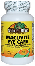 Natures Blend Macuvite Eye Care, 120 tabs Pack of 2 Nature's BlendBuy Supplements Australia
