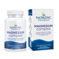 Nordic Naturals Magnesium Complex supplement bottle and packaging on a white background