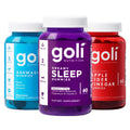 Goli - Sleep, Apple Cider Vinegar & Ashwagandha Gummy Bundle