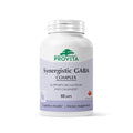 Supplement bottle labeled 'Synergistic GABA Complex' by Provita on a white background