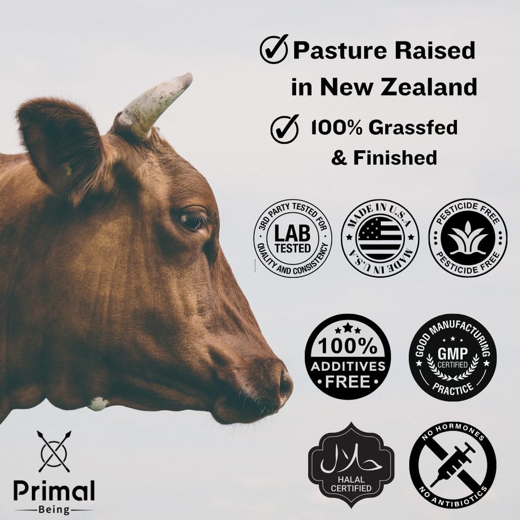 Primal Being Grassfed Beef Colostrum - Supports Immune Function, Gut Health, Hair Primal BeingBuy Supplements Australia