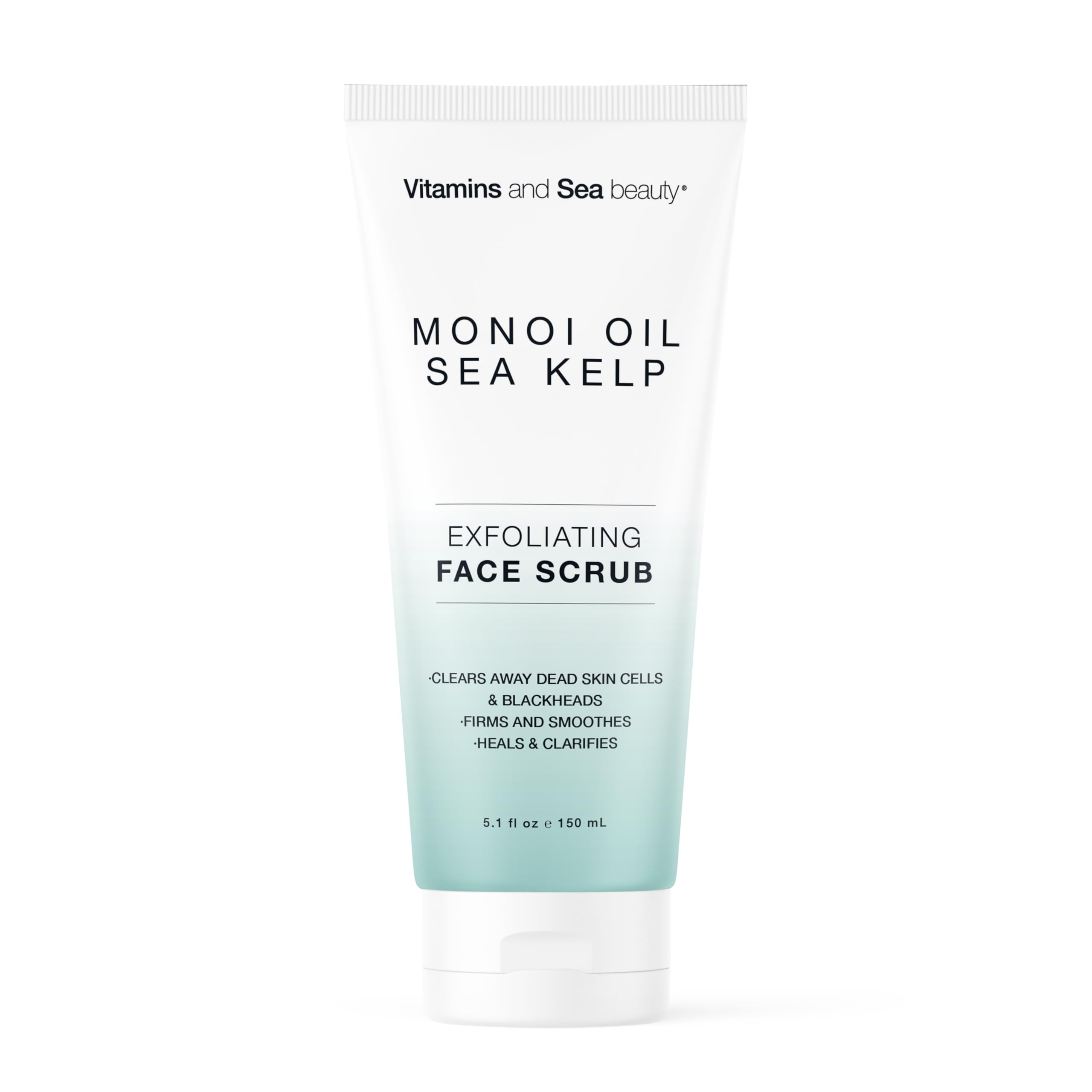 Exfoliating Face Scrub with Monoi Oil & Sea Kelp – Clarifying & Firming Facial Exfoliator with Natural Pumice – Vegan, Paraben-Free, 5.1 fl oz VITAMINS AND SEA BEAUTY buy supplements Au