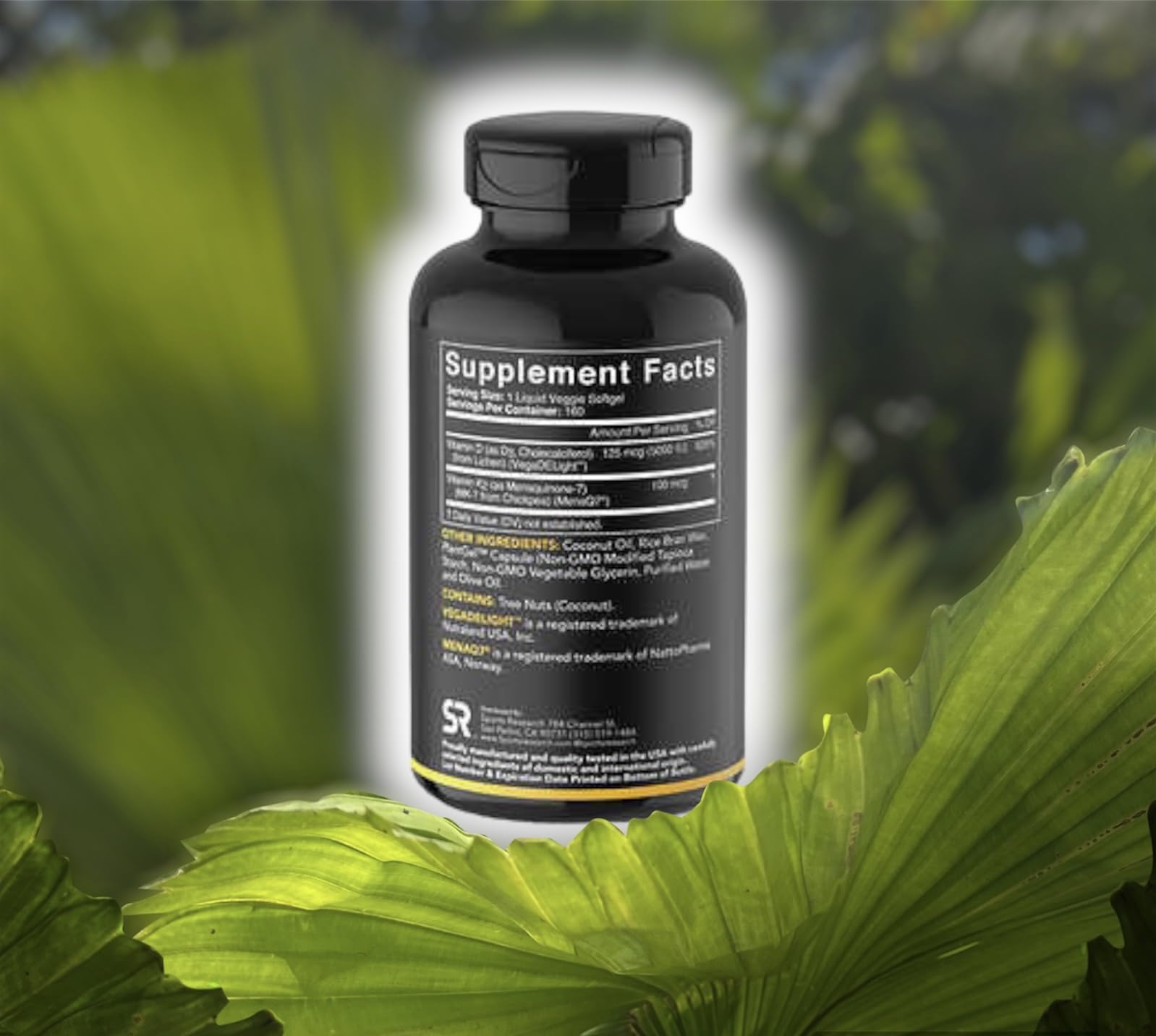 (Pack of 1) 160 Vegan Certified, Non GMO Liquid Softgels rozzunSports Research Vitamin Rozzun Creative VisionBuy Supplements Australia