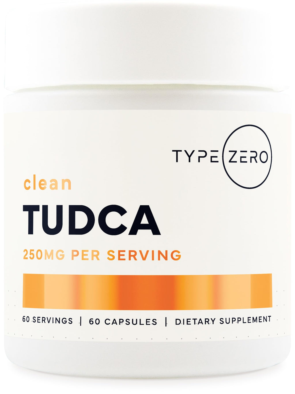 Type Zero Clean TUDCA Capsules 250mg - Pure Tauroursodeoxycholic Acid Supplement - Bile Salt Derivative - 60 Capsules, 60 Servings Type ZeroBuy Supplements Australia