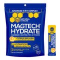 MagTech Magnesium Hydrate Packets - Sugar Free Hydration Powder - Magtein Magnesium L-Threonate, Glycinate & Taurate - 200mg Chelated Triple Complex - Supports Hydration & Brain Health* - 14 Servings NATURAL STACKSBuy Supplements Australia