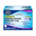 Ohm Children's Allergy Medicine, Loratadine 5mg, Chewable Tablets (30 Count) Grape Flavor, Non-Drowsy Antihistamine, 24-Hour Allergy Relief for Runny Nose, Watery Eyes, Itchy Throat & Nose Ohm buy supplements Au