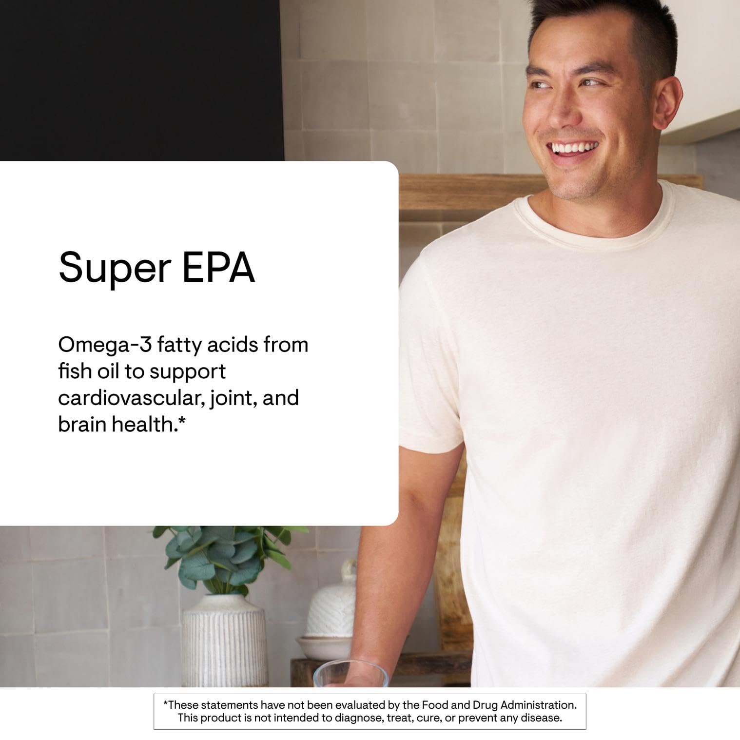 THORNE - Super EPA - Omega-3 Fatty Acids EPA 425mg & DHA 270mg Supplement - Support Brain, Cardiovascular, Joints & Skin* - Gluten, Dairy & Soy-Free - 90 Gelcaps THORNEBuy Supplements Australia