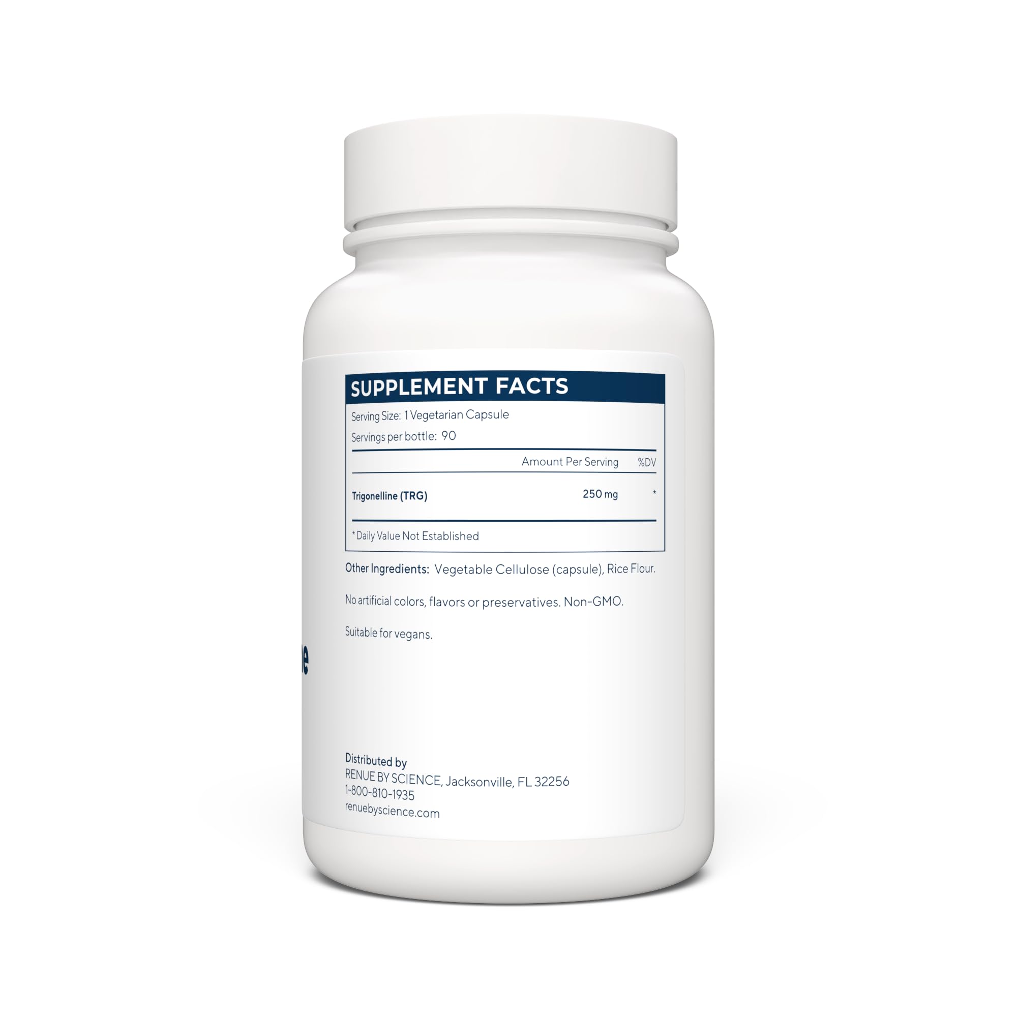 Renue By Science Trigonelline | High Strength Trigonelline TRG Methylated Niacin - 250mg Trigonilline Supplement Capsules | Non-GMO | Made in The USA & Third-Party Tested Renue By ScienceBuy Supplements Australia