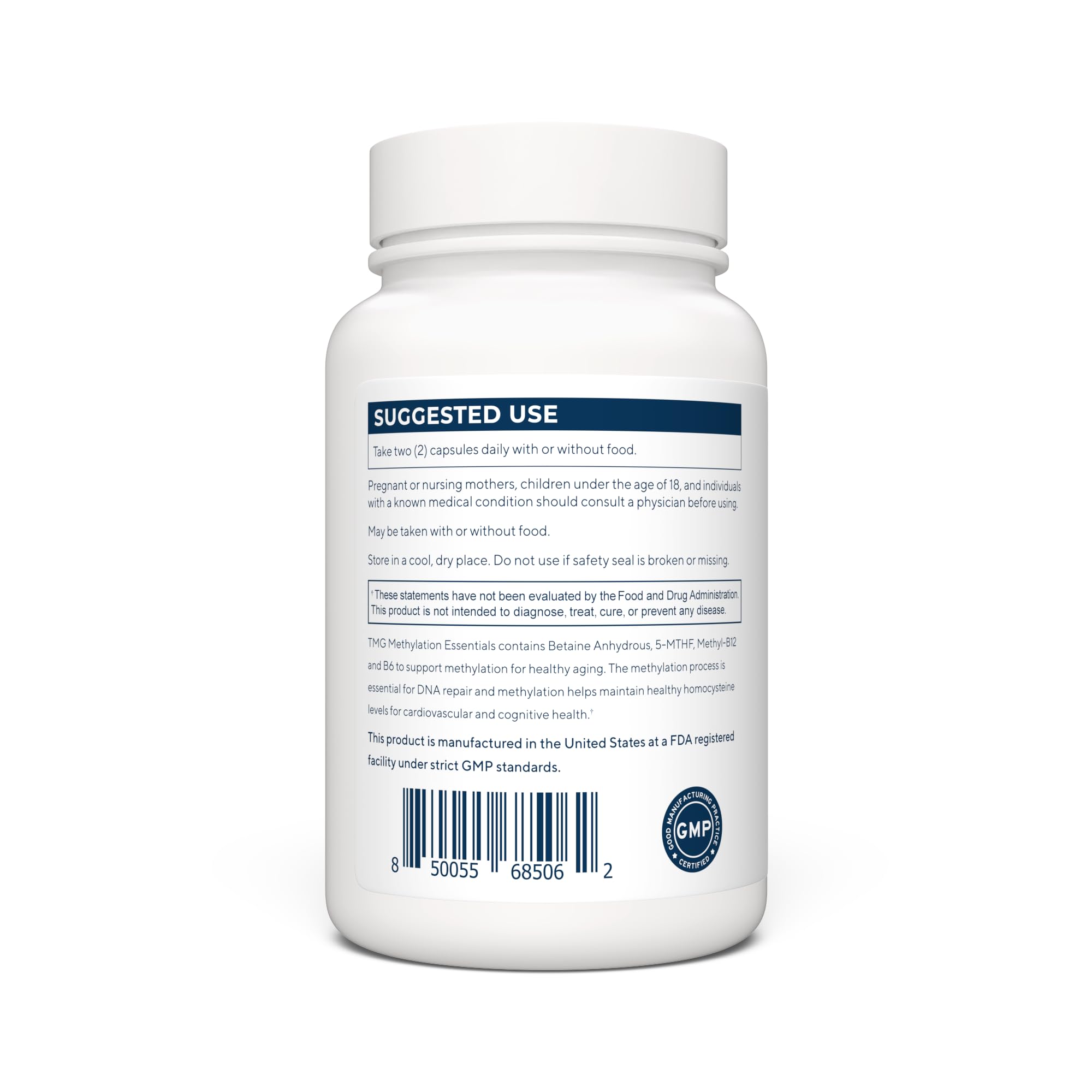 Renue By Science TMG | High Strength TMG Supplements | 120 Trimethylglycine Capsules - 900mg TMG per Serving with Vitamin B12 Vitamin B6 Folate & Zinc | Made in The USA & Third-Party Tested Renue By ScienceBuy Supplements Australia