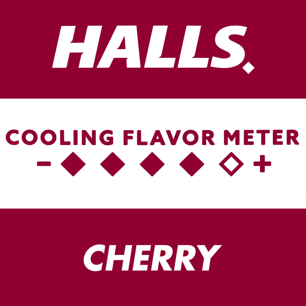 HALLS Cough and Throat Relief Cherry Cough Drops, Bulk Pack, 200 Drops HALLS buy supplements Au