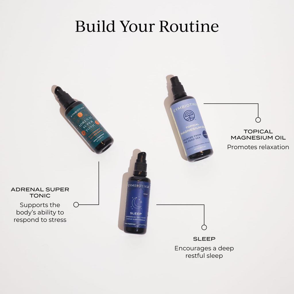 CYMBIOTIKA Topical Magnesium Oil Spray for Body, USA Made, Supplement for Leg Cramps, Muscle, Joint Health & Sleep Support, Includes Magnesium Chloride, Lavender Extract, Aloe Vera - Skin Applicator CYMBIOTIKABuy Supplements Australia