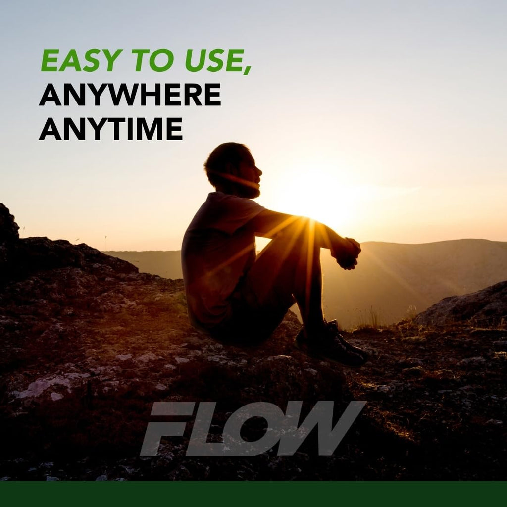 Flow Pouches Mushroom Nootropic Pouches - 600mg Organic Mushroom Energy Ultra Pouches with Lion's Mane, Reishi, Cordyceps for Focus & Clean Energy - Zero Caffeine or Sugar (5 Can Pack, Sour Apple) Flow Pouches buy supplements Au