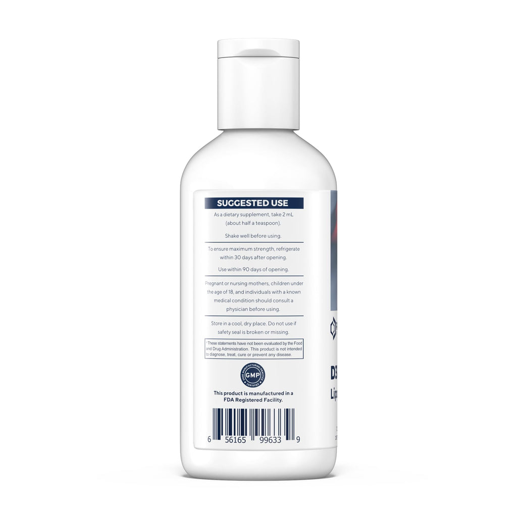 Renue By Science Vitamin D3 K2 Gel | High Strength Liposomal D3 K2 Supplement | 120ml Vitamin D K2 Gel - 2500IU Vitamin D3 & 200mcg Vitamin K2 per Serving | Non-GMO & Allergen Free | Made in The USA Renue By ScienceBuy Supplements Australia
