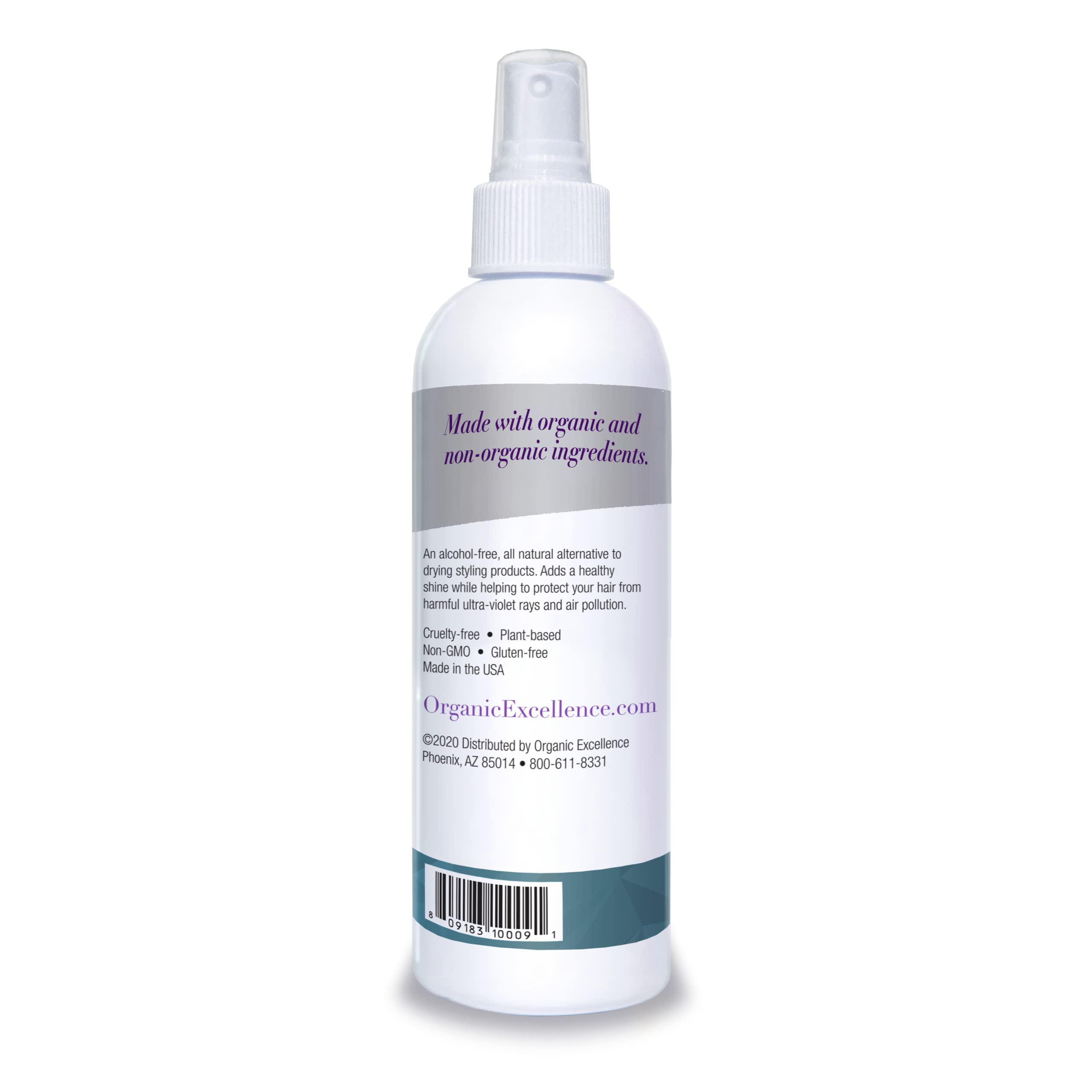 Organic Excellence Wild Mint Styling Spray, Alcohol-Free, pH Neutral, 8 Ounce Organic ExcellenceBuy Supplements Australia