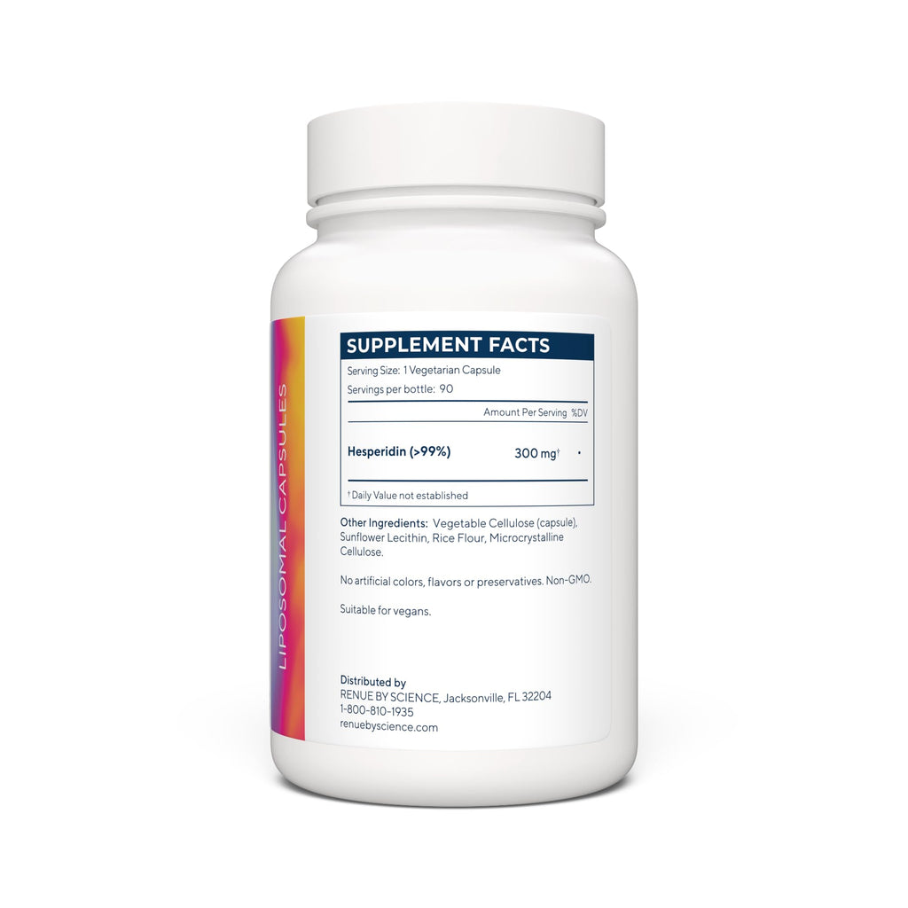 Renue By Science Hesperidin | Liposomal Hesperidin Supplements | 90 High Strength Capsules - 300mg per Serving | Non-GMO | Made in The USA & Third-Party Tested Renue By ScienceBuy Supplements Australia